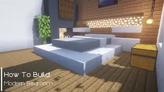 Minecraft - How to Build a Modern Bedroom