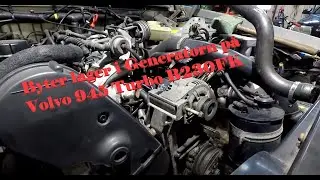 Byter lager i Generator ( 100A ) på Volvo 945 Turbo B230FK