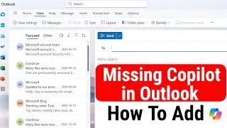 How To Add Copilot in Outlook | Enable Microsoft Copilot in Outlook - Step-by-Step guide 