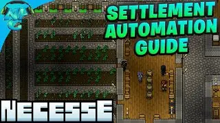 Necesse - How to Guide for Settlement Automation and Auto Farming!