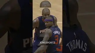 Isaiah Thomas Stares Down Floyd Mayweather 🔥😂#shorts