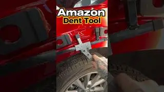 Dent repair with Amazon tools 