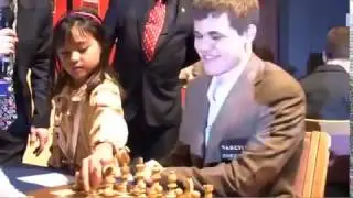 Girl first move, Magnus Carlsen against Hikaru Nakamura -  Rivality