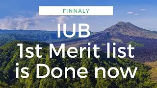 IUB 1st Merit list is Uploaded Now ||