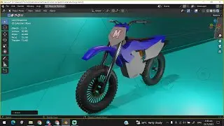 [ No Audio ] Modeling a dirtbike  | Blender 3D