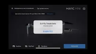 DJI Mavic Mini 2 / Air 2 / FPV (DJI Fly) iOS FCC / 5.8 tweak