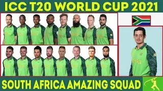 South Africa T20 World Cup Squad 2021 | South Africa Announce Squad for T20WC 2021