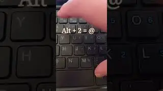 comment taper arobase @ sur clavier #clavier  #windows #microsoft_word