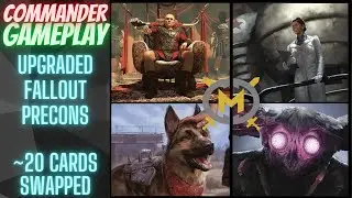 Fallout Commander Game - Upgraded Precons - Caesar, Dr Madison Li, Mothman, Dogmeat - EDH MTG PIP