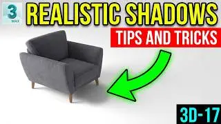 How to create soft and hard shadow in 3ds max