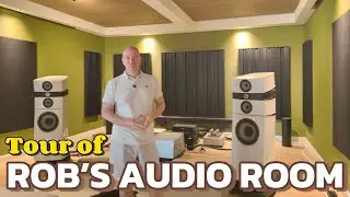 Tour of Rob’s Transforming High End Audio Listening Room