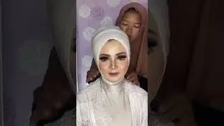 tutorial hijab (finishing live Makeup)