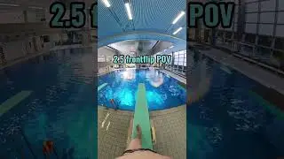 2.5 frontflip diving POV 105C