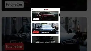 Responsive Car Website || HTML CSS  JavaScript || 