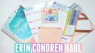 Erin Condren Haul! My New 2018 Planner