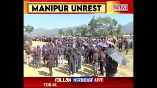 Manipur Violence: Protest in Churachandpur Over Killing of 10 Armed Men in Jiribam