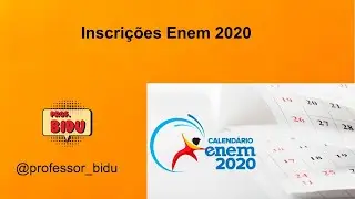 Inscrições Enem 2020   De olho nas Datas!!