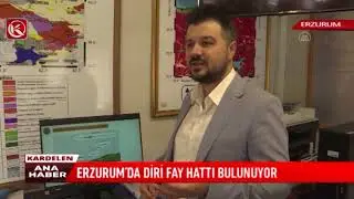 Kardelen TV | Erzurum'da Diri Fay Hattı Bulunuyor