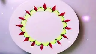 Handmade Salad decoration,Salad design | Fruit & Vegetable Carving & Cutting Garnish | part 11