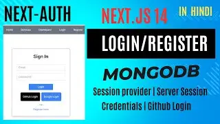 How to use Next-Auth in Next.js 14 | Login Credentials | Github | Register with MongoDB #reactjs