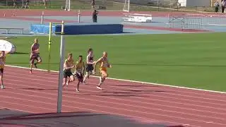 AACT Down Under Invite 20th Jan 19 - 100m B race Ken Telfer 12.44