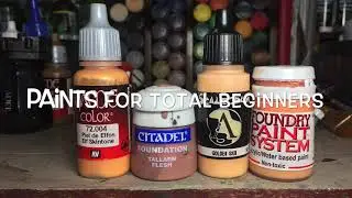 Understanding Miniature Paints for Total Beginners