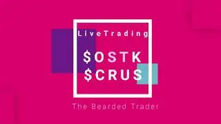 Live Trading $OSTK, $CRUS 2-6-18  Trade Both Directions