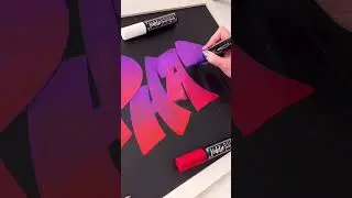 PHAT Graffiti Lettering with chalk markers