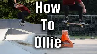 Learning how to ollie?