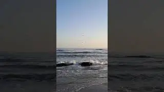 Закат на море в октябре