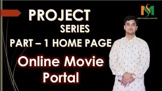 Online Movie Portal Website Using HTML, CSS & Bootstrap | Full Homepage Design Tutorial for Beginner