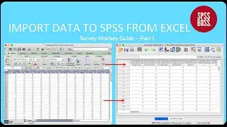 SPSS  Excel - Import Data To SPSS From Excel and Survey Monkey Part 1