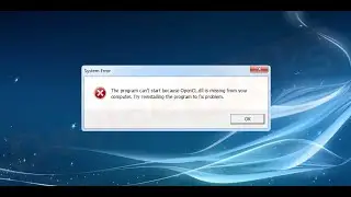 How to fix OpenCl.dll Missing from your computer? (2021)