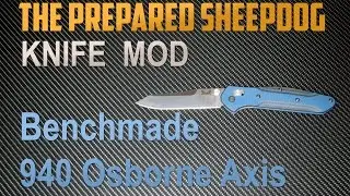 Benchmade 940 Osborne - Replace and upgrade the scales