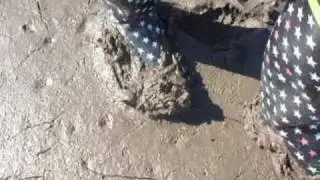 Wellies and mud