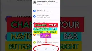 Change Navigation Bar Button in Android | Niche Ke Button Kaise Change Kaise Kare!! #tech #android