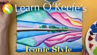 Create a Georgia O’Keefe Painting | For kids, teachers and parents