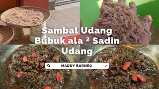 Sambal Udang Bubuk ala² Sadin Udang Dalam Tin