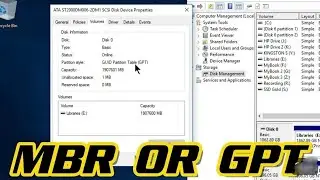 HOW TO CHECK IF A DISK/DRIVE IS MBR OR GPT | پشتو