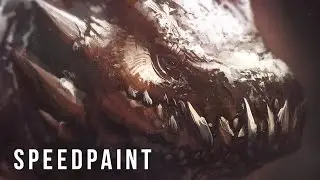 [SPEEDPAINT] - Realistic Dragon