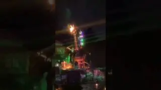 Oh my God, it's on fire! Mom