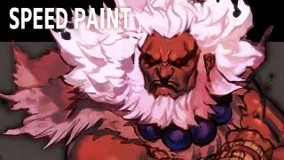 speed paint - 豪鬼 akuma streetfighter