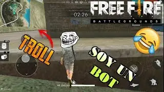 ME HAGO PASAR POR BOT Y ESTO FUE LO QUE PASO!! | Free Fire Battlegrounds