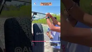 Mahindra Thar Boot Lid Problem 🚗👎 #shorts #autoriddle #mahindrathar4x4