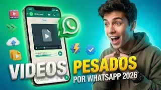 Cómo Enviar Videos Pesados por WhatsApp 2024/ asta 5GB ✅️