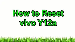 How to Hard Reset vivo Y12a - Pattern Unlock