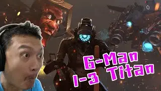Gman โหด 1 รุม 3 Titan!:- skibidi toilet 73 (full episode) Reaction