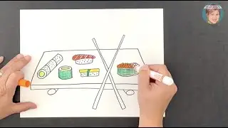 How to Draw Sushi from Art with Jenny K.