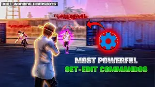 ☑️Increase Headshots by these set edit commands |⚡ setedit freefire | acapcraft yt | freefire |