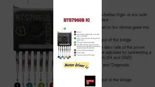 BTS7960B IC PINOUT 